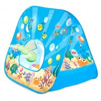 Намет-мішень, кульки для гри,  86 х 60 х 70 см, у сумці (блакитний) XINZE MR1262