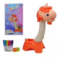 Проектор для малювання Єдиноріг (помаранчевий) SHUANG E TOYS SE-119
