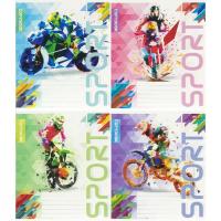 Зошит кольоровий 12 аркушів, клітинка (20 штук в упаковці) Мрії Збуваються 3774