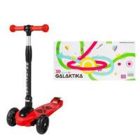 Самокат триколісний Galaktika, складний (червоний) - транспортувальне пакування MIC GS-0084