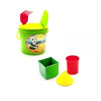 Пісочний набір, 7 предметів (зелений) Unika 0484