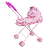Коляска для ляльки, рожевий MIC 9309L
