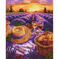 Картина за номерами "Пурпурний обрій" KHO6363, 40х50 см