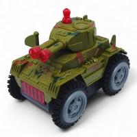 Танк-перевертач на батарейках, підсвічування, звук (зелений) MIC 9805B