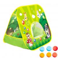 Намет-мішень, кульки для гри,  86 х 60 х 70 см, у сумці (салатовий) XINZE MR1262