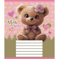 Зошит учнівський "Міні ведмедики" 012-510157C-5 в косу лінію, 12 аркушів (959051)