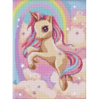 Набір з алмазною мозаїкою для дітей Чарівний політ з АВ стразами 30х40см Ідейка AMO7628