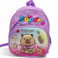 Рюкзак дитячий, 25х30х12 см (Капібара Бузковий) MIC C72875