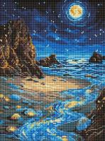 Алмазна мозаїка - Сяючий берег ©art_selena_ua, 30х40см Ideyka AMO8234