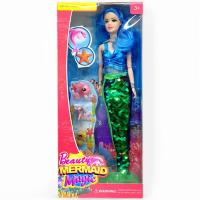 Лялька шарнірна Русалонька 29 см (салатова) MIC F7545