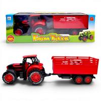 Трактор інерційний з причіпом, в коробці р.44,5x12x14,5 см YG Toys 3368-82N