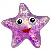 Антистрес, жуйка-тягучка Зірка 9 см (фіолетовий) MIC KA-23-1975