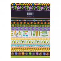 Блокнот з білими аркушами Листя, 80 аркушів Fresh 16283-16286