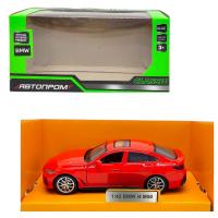 Машинка металева АВТОПРОМ. 1:43 BMW I4 M50 (червона) Автопром 4378