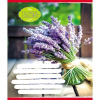 Зошит для школярів "The Flower Garden" 024-590552K-1 у клітинку, 24 аркуші