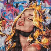 Алмазна мозаїка - Сучасна Спляча красуня ©art_selena_ua, 40х40см Ideyka AMO8316