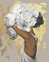 Картина по номерах Пелюстки на золоті 40х50 см Riviera Blanca RB-0674