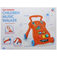 Каталка-ходунки Music Walker (помаранчева) QICHUNYING TOYS 696-R35/R37
