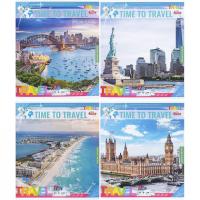 Зошит кольоровий 96 аркушів, клітинка (8 штук в упаковці) Мрії Збуваються 3572