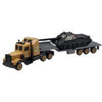 Ігровий набір Тягач ЗСУ з танком, бежевий + чорний Maximus 5173