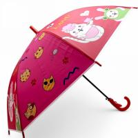 Парасолька дитяча Котики, висота - 64 см; діаметр - 77 см (рожева) MIC BT-CU-0058