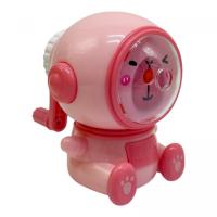 Стругачка механічна Capybara-КОСМОНАВТ (Рожевий) MIC 18148