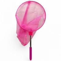 Сачок телескопічний (мінімальна довжина - 56 см; максимальна - 120 см) рожевий MIC B36233