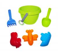 Пісочний набір Латаття №1 (салатовий) Colorplast 1036
