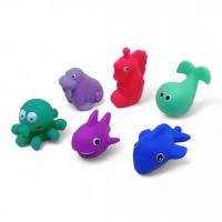Набір для ванни Морські тварини, гумові, 6 штук MIC 508-247