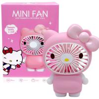 Вентилятор MINI FAN, вбудований акумулятор, USB Type-C, в коробці (HELLO KITTY) MIC M18598