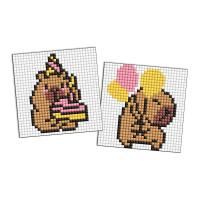 Набір з алмазною мозаїкою на самоклеючій основі Розваги капібари 9x9 см Ідейка AMS1118