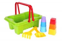 Пісочний набір з кошиком (8 ел) Технок 4500