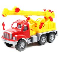 Машинка Автокран Магірус (червона) Colorplast 0503