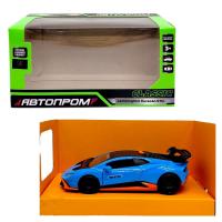 МАШИНА АВТОПРОМ, Lamborghini Huracan STO (БЛАКИТНА) Автопром 10009