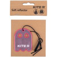 Підвіска м'яка світловідбиваюча, фігурна, рожева Kite K23-111-2