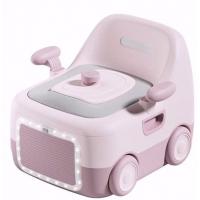 Горщик дитячий Bimbo  (колір рожевий, м`яке сидіння, підсвічування, в коробці) Bimbo J-36009