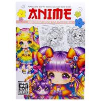 Розмальовка Аніме 21х29,7 см., 8 аркушів Art studio of Happiness 25198