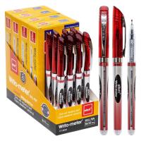 Ручка масляна ET8048-12(Red) червона 0,5 мм "10км"
