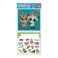 Набір для творчості 4в1 Пухнасті індіанці (укр) Vladi Toys VT4210-12