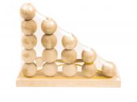 Пірамідки-рахунок Кулі, нефарбовані Руді Д079н