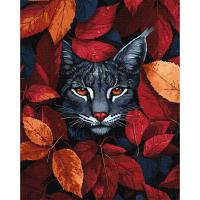 Картина за номерами Осіння рись 40x50 см Ідейка KHO6699