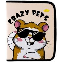 Папка для зошитів на блискавці CRAZY PETS Апельсин АП-1001