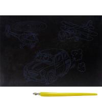 Гравюра Silver Metallic: Машинки (А5) Економ Danko toys ГрА5