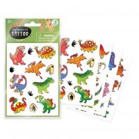 Тимчасові тату-перебивки Час динозаврів (4 аркуші) Dodo 301104