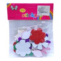 Набір для творчості з фоамірану, на клейкій основі (квіти) MIC 272-1ЛК