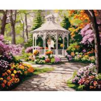 Картина по номерах Квіткова галявина 40х50 см Ідейка KHO2909