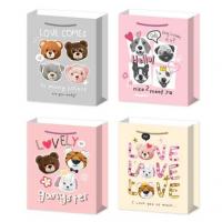 Пакет подарунковий Love Тваринки (26х10х32 см), мікс видів MIC C67094