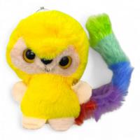 Мяка іграшка-брелок Лемури 20 см (ЖОВТИЙ) MIC KA-23-4280