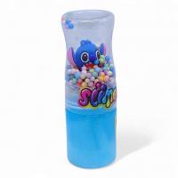 Слайм з кульками і фігуркою Стіч, 5 см (блакитний) MIC MS24-12-365