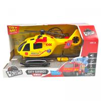 Рятувальний вертоліт зі світловими та звуковими ефектами з батар. MIC DHTS10357